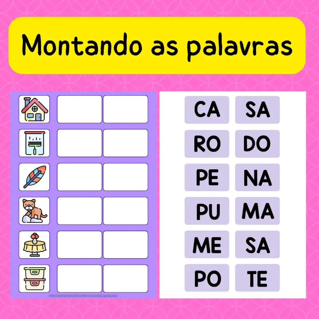 Montando-Palavras-com-Sílabas-Recortadas