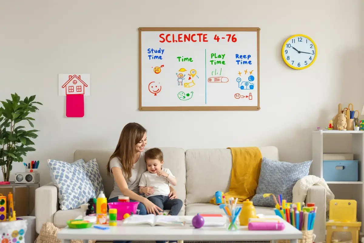 Como-organizar-a-rotina-infantil-Horários-de-estudo-lazer-e-descanso