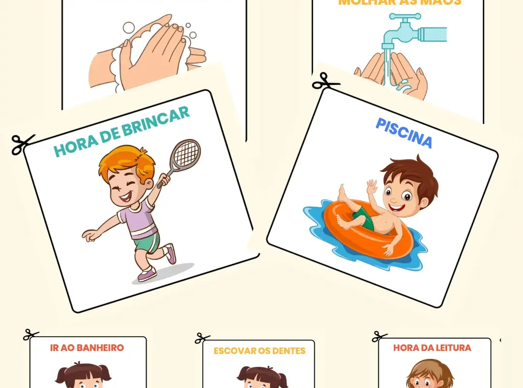 Rotina infantil para imprimir ad