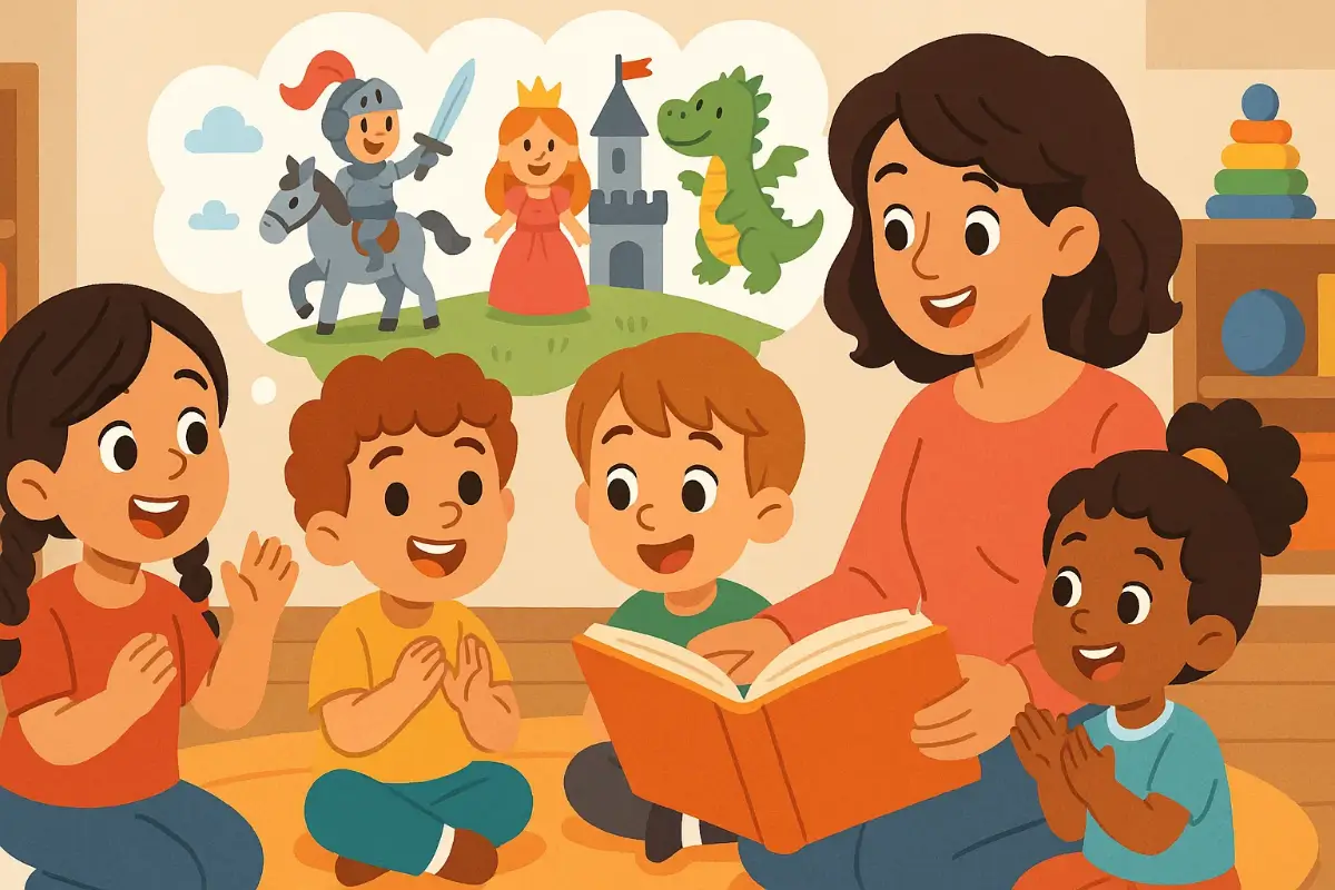 Histórias para crianças aprenderem brincando