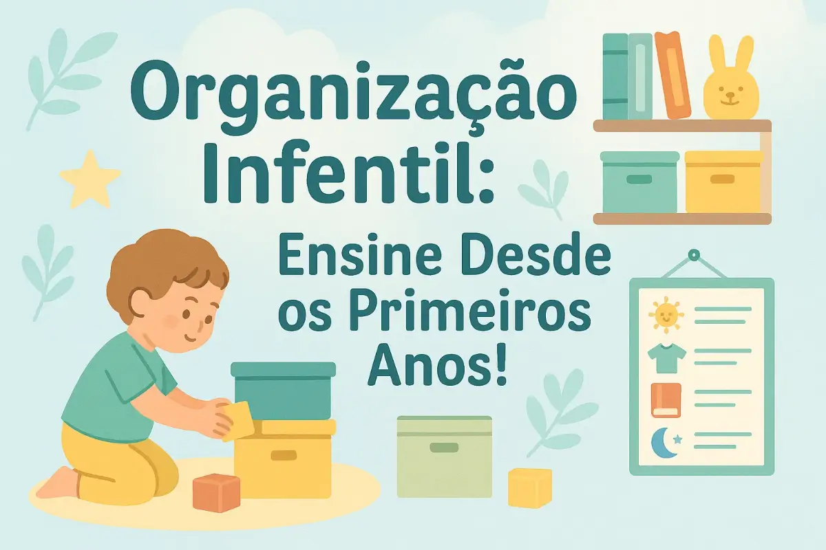 Organização infantil: como ensinar desde os primeiros anos