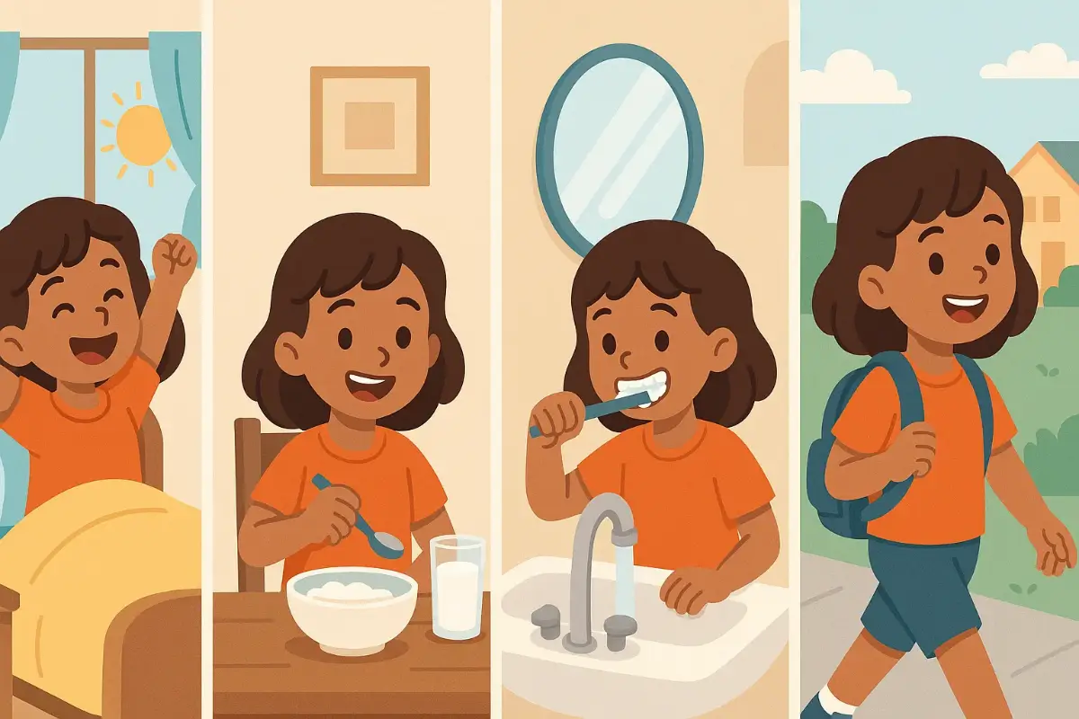 Rotina infantil simples que transforma o dia a dia
