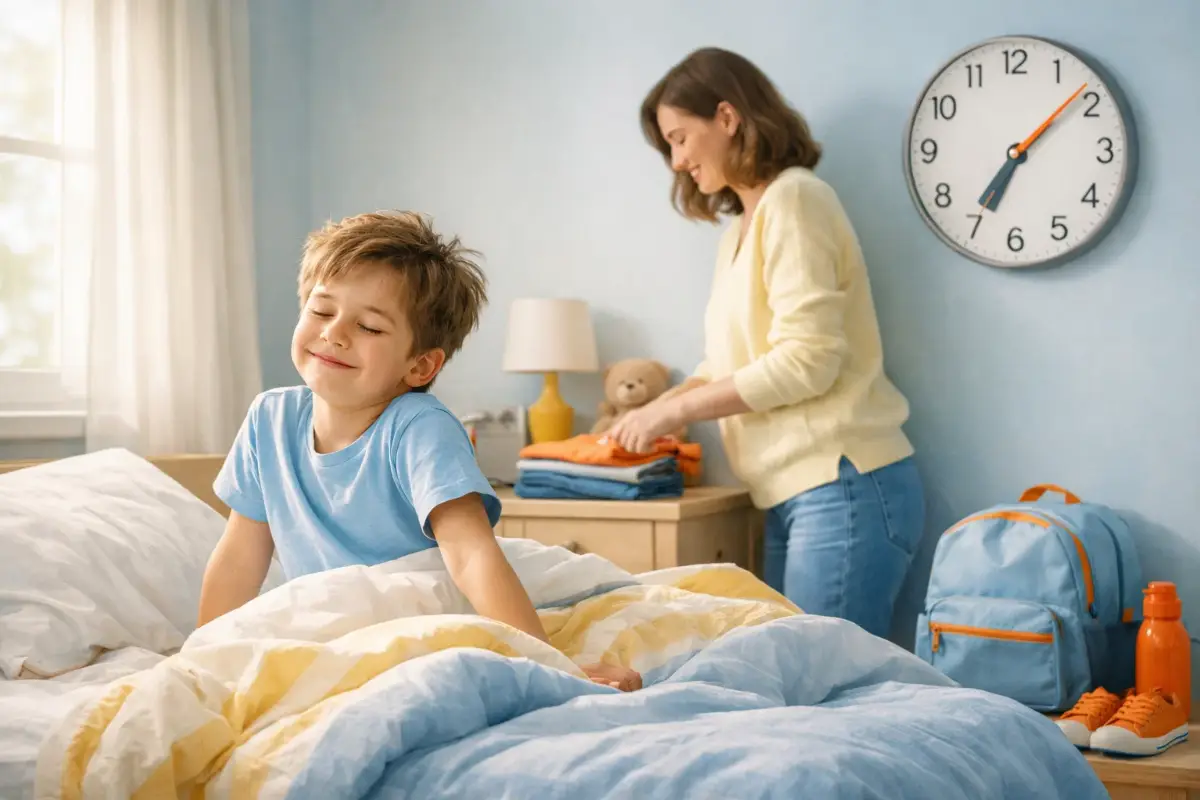 Como criar uma rotina matinal infantil que funciona de verdade